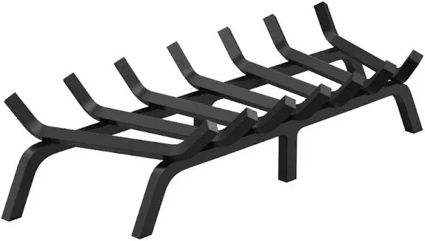 VEVOR Fireplace Log Grate Heavy Duty Fireplace Grate with 6 Support Legs