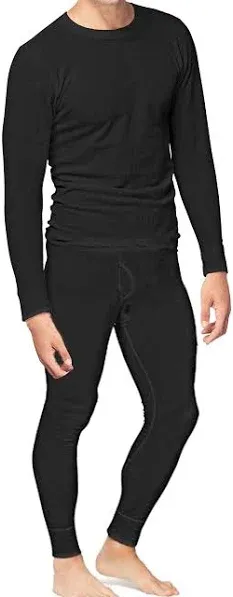 Place and Street Men’s Cotton Thermal Underwear Set Shirt Pants Long Johns