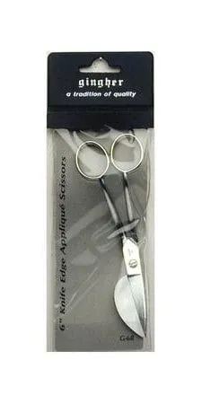 Gingher 6 in. Knife Edge Applique Scissors