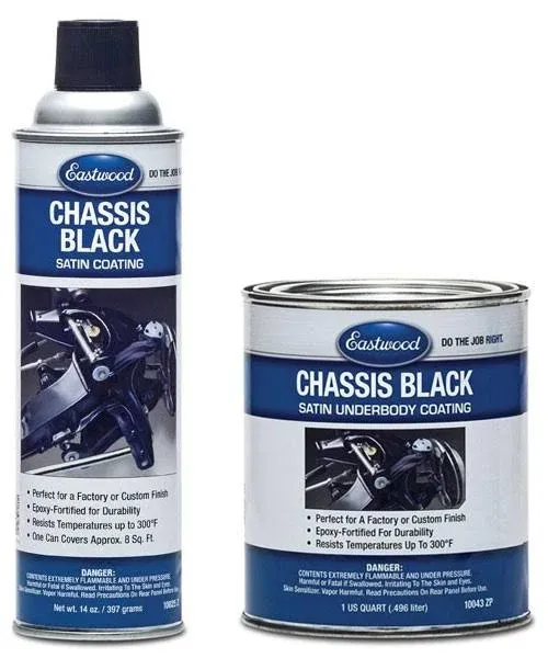 Eastwood Chassis Black Satin Chips Corrosion 10425ZP