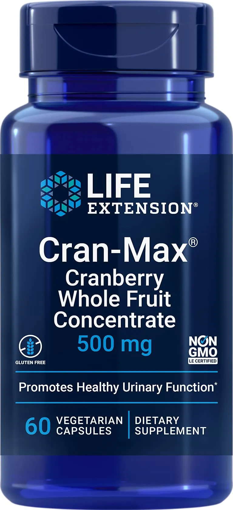 Life Extension Cran-Max 500 mg 60 Capsules