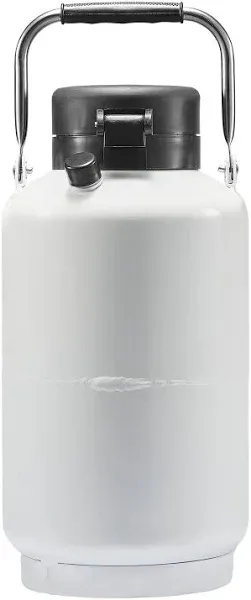 VEVOR 3 Liter Aluminum Alloy Container 6 Liquid Nitrogen Tank