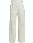 Rag & Bone Women's Marianne Ponte Pants - Ivory Stripe - Size Large