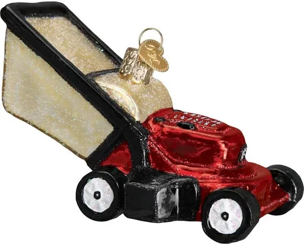 Old World Christmas Lawn Mower Ornament