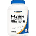 Nutricost L-Lysine Capsules 500 Capsules