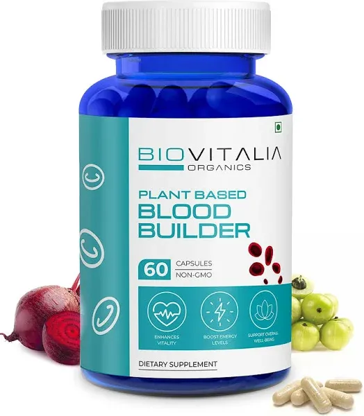 Biovitalia Organics Blood Builder Capsules