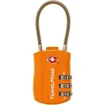 TSA Approved Travel Combination Cable Luggage Locks for Suitcases & Backpacks -