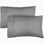 CGK Unlimited Soft Microfiber Pillowcase Set of 2 - Queen - Heathered Beige