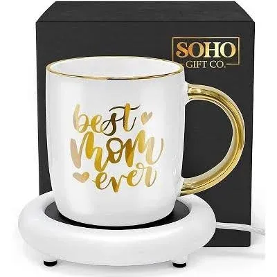 Galvanox SOHO Electric Ceramic 12oz Coffee Mug With Warmer