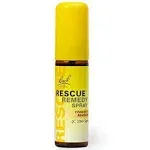 Bach Rescue Remedy Spray 20ml, Natural Stress Relief, Homeopathic Flower Remedy, Vegan, Gluten and Sugar-Free, Non-Habit Forming