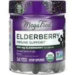 MegaFood, Elderberry Immune Support, Berry, 54 Gummies