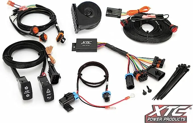 XTC Power Products Self Canceling UTV Turn Signal Kit Universal System W/Lights