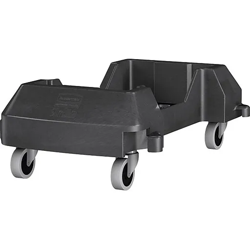 Rubbermaid Slim Jim Dolly, Stainless Steel - RCP3553STL