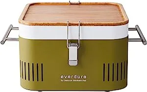 Everdure CUBE™ Charcoal Portable Barbeque- Khaki