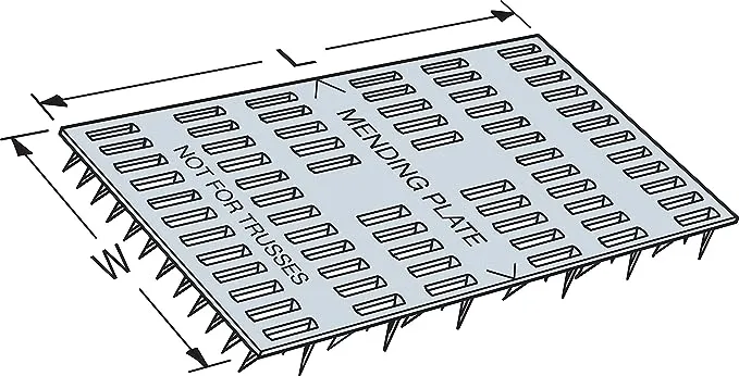 Simpson Strong Tie Mending Plate - 100 count