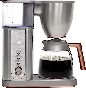 Café - Smart Drip 10-Cup Coffee Maker with WiFi - Brushed Stainless