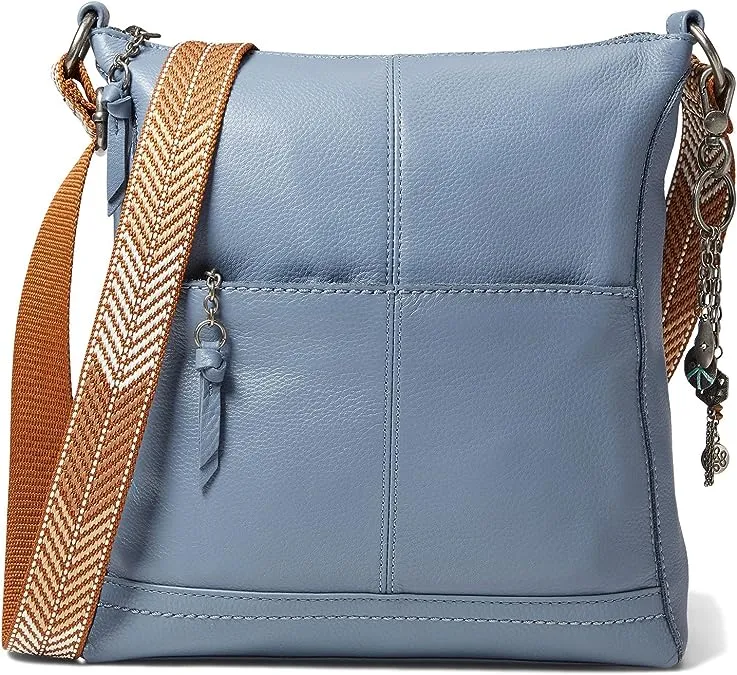 The Sak Lucia Crossbody Bag in Leather, Convertible Purse with Adjustable Strap 