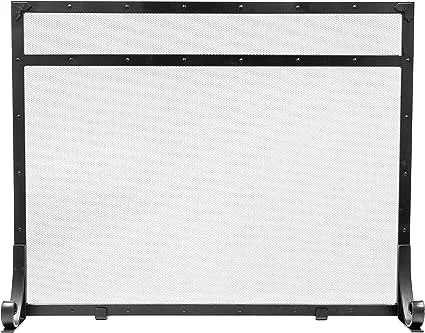 Pleasant Hearth FA989SA Selene Fireplace Screen, Black