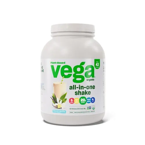 Vega One Organic All-in-One Shake French Vanilla 43 Servings