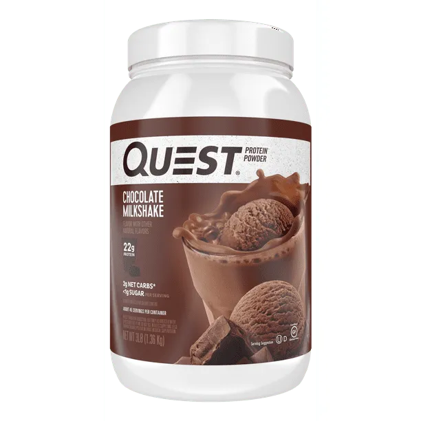 Quest Protein Powder, Salted Caramel, 26g Protein, 1.6 lb., 25.6 oz