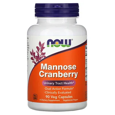 Now - Mannose Cranberry - 90 Veg Capsules