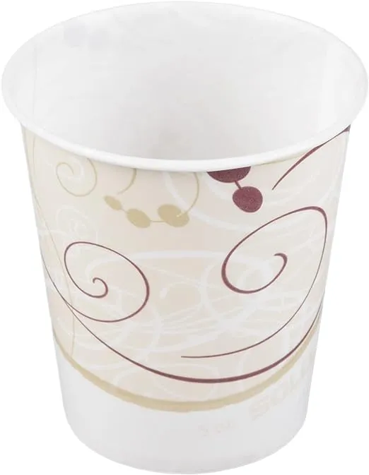 Solo R53sympk Paper Water Cups, Waxed, 5Oz, 100/PackSolo R53sympk Paper Water Cups, Waxed, 5Oz, 100/Pack