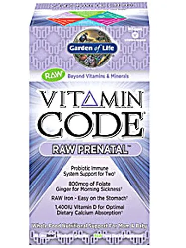 Garden of Life Vitamin Code Raw Prenatal