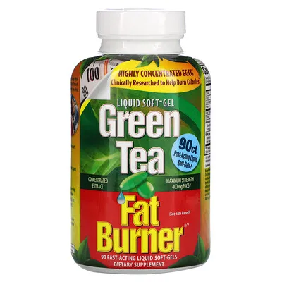 Applied Nutrition Green Tea Fat Burner Liquid Soft Gels - 90 CT