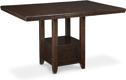 Ashley Haddigan Counter Height Dining Table - Dark Brown