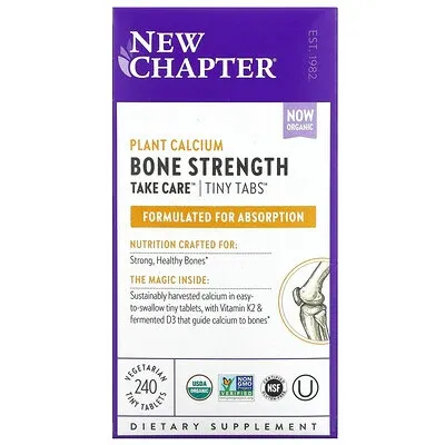 New Chapter Bone Strength Take Care Tiny Tabs - 240 Tablets