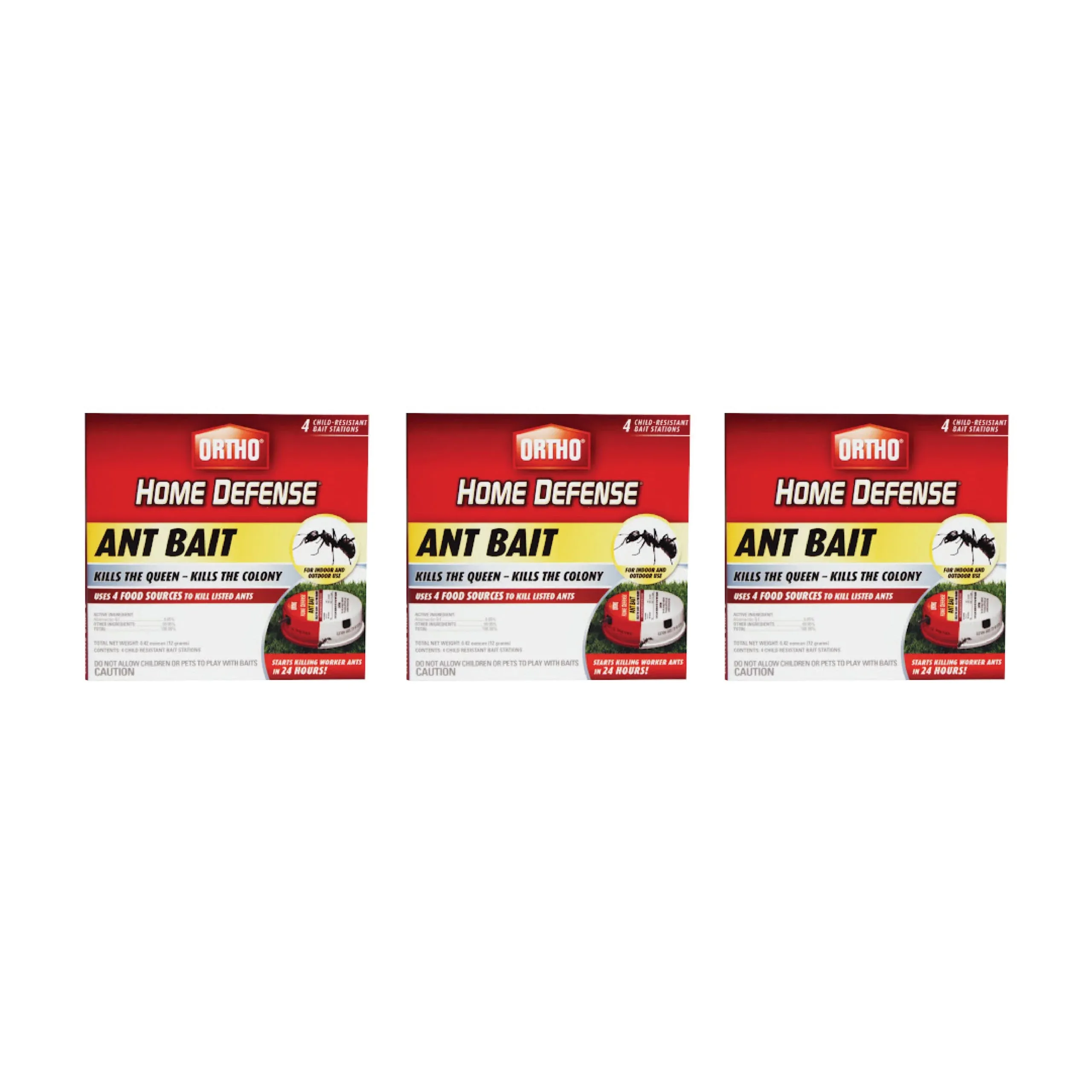 Ant Traps Indoor by ORTHO Home Defense 10pk- Metallic & Adhesive Ant Killer Indoor & Ant Killer Outdoor - Ant Trap & Ant Bait Traps Indoor Ant Killer - Ant Traps Outdoor,Ant Bait Outdoor