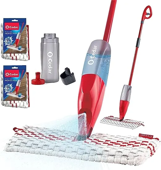 O-Cedar ProMist MAX Microfiber Spray Mop, Red