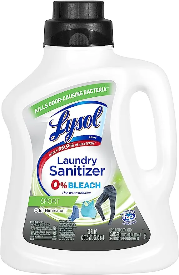 Lysol Laundry Sanitizer - 0% Bleach - Sport - 90 oz