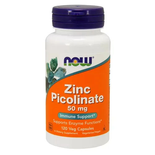 Now Foods - Zinc Picolinate 50 mg, 120 Capsules