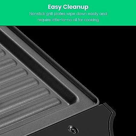 Portable Compact Grill Panini Press, Sandwich Maker, Nonstick Electric Griddle