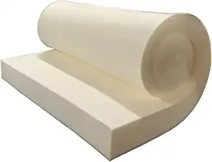 Goto Foam 3" Height x 24" Width x 72" Length 44ild (Firm) Upholstery Cushion Made in USA