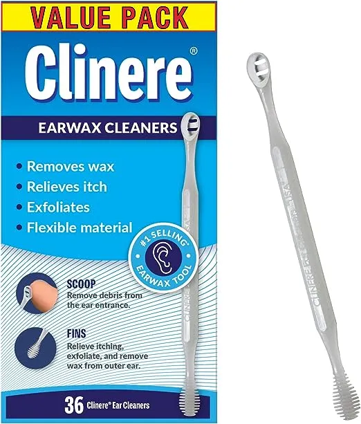 Clinere Ear Cleaners Club Value Pack, 36 Count