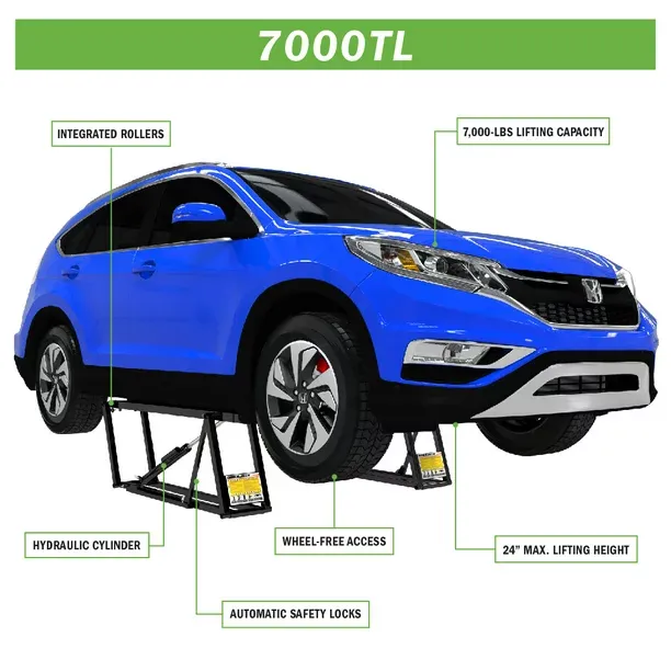 QuickJack 7000TL 7,000lb Portable Car Lift with 110V Power Unit