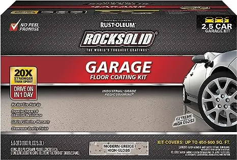 Rust-Oleum RockSolid Dark Gray Garage Floor Coating Kit 76 oz