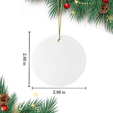 Sublimation Ceramic Ornaments