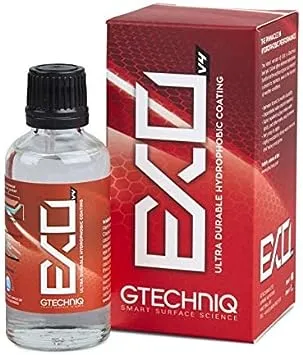 Gtechniq - EXO Ultra Durable Hydrophobic Coating v4 - Protect Your Paint, Add Gloss, Repel Contaminants, Resists Chemicals, Get Rid of Water-Spots (30 milliliters)