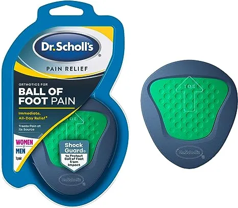 Dr. Scholl's Pain Relief Orthotics for Ball of Foot Pain, 1 Pair