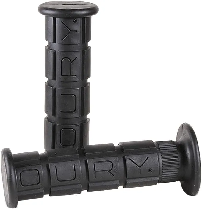 Oury Grips Black Rubber Road Grips for Motorcycle