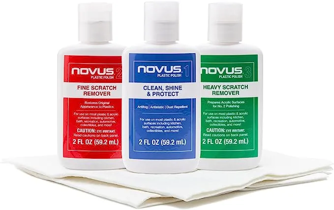 Novus Plastic Polish Kit , 2 oz.