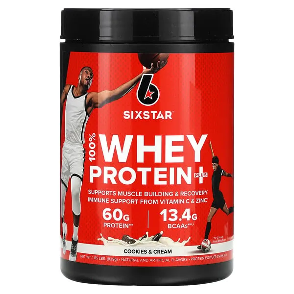 Six Star Elite Series 100% Whey Protein Plus Cookies and Cream 1.8lbs US