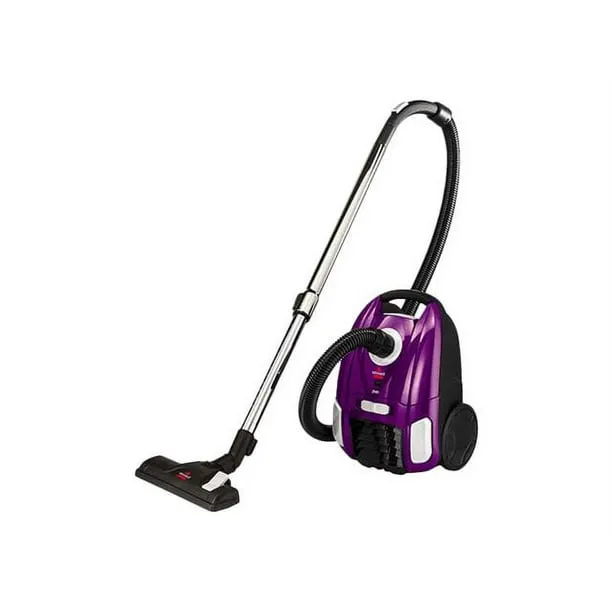 BISSELL Zing Lightweight, Bagged Canister Vacuum, Purple, 2154A