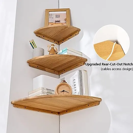 BEUGAWHOO Corner Shelf Wall Mount