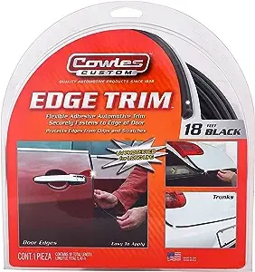 Cowles T5602 Edge Trim, 18 Feet, Black