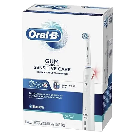 Oral-B Gum and Sensitive Care Electric, Battery Powered Toothbrush, White