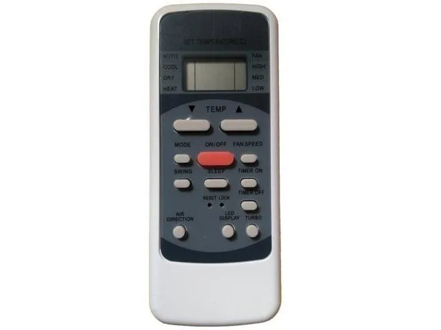 Replacement for Frigidaire Air Conditioner Remote Control Model Number: R51M/CE